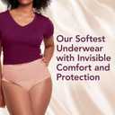 Depend Silhouette Adult Incontinence & Postpartum Bladder Leak Underwear for Women, Maximum Absorbency, Medium, Pink, 72 Count, Packaging May Vary