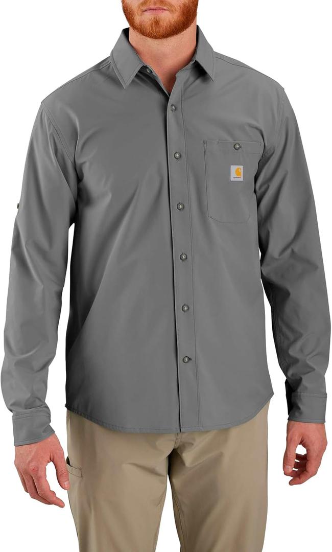 Carhartt Men's 106552 Force Sun Defender Relaxed Fit Lightweight Lon (XX-Large)
