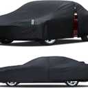 Car Cover Waterproof All Weather for Automobiles, Size A4 Universal Fit for Sedan Dodge Charger, Lincoln mkz, Hyundai Genesis, Ford Taurus, Buick Lacrosse, Mercedes Benz S-Class etc.(199 to 208 inch)