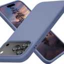 Cordking for iPhone 17 Pro Case, Silicone Ultra Slim Shockproof Protective Phone Case with [Soft Anti-Scratch Microfiber Lining], 6.3 inch, Lavender Gray