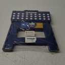 Korpai 9" Folding Step Stool for Adults and Kids Holds Up to 300 lbs,Non-Slip Folding Stools with Portable Handle, Compact Plastic Foldable Step Stool for Bathroom,Bedroom, Kitchen,Royal Blue,1PC