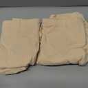coskefy Women's High Waisted Cotton Underwear Soft Breathable Panties Stretch Briefs Ladies Panties 5 Pack, Size M, Beige
