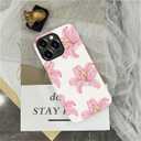 Generic Case Compatible with iPhone 12 Pro Max - Hybrid Durable Shockproof Phone Cover,Cases for Woman Girl - Pink Lily Flower