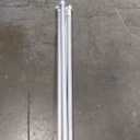 (Pack of 4) Linkable LED Utility Shop Lights for Garage, 6FT, 60W, LED Tube Ceiling Light T8 Integrated Single Fixture, 6000K, 8000LM Daylight V Shape, Basement, Offices, Clear Lens, Plug and Play