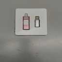 Apple MFi Certified 128GB Flash Drive for iPhone Thumb Drive Photo Stick, USB Memory Stick iPhone Flash Drive for Photos Videos, High Speed Jump Drive Compatible for iPhone/iPad/Android/PC (Pink)