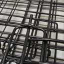 Sweetcrispy Medium Dog Crate with Divider Panel, 30 Inch Double Door Folding Metal Wire Dog Cage with Plastic Leak-Proof Pan Tray, Pet Kennel for Indoor, Outdoor, Travel