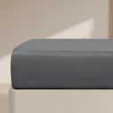 FreshCulture Twin Fitted Sheet Only  Premium Hotel-Quality Fitted Sheet for Twin Bed  Ultra Soft & Breathable Brushed Microfiber  Elegant Black Box Packaging (Dark Grey)