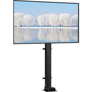VEVOR Motorized TV Lift Stroke Length 35 Inches Motorized TV Mount Fit for 37-65 Inch TV Lift with Remote Control Height Adjustable 28.7-64.2 Inch,Load Capacity 130 Lbs