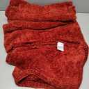 BATTILO HOME Christmas Red Throw Blanket for Couch, Chenille Knit Blanket for Sofa, Chair, Christmas Decor, Super Soft Blanket, 51"x67" (Burgundy)