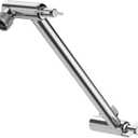 Lordear Shower Head Extension Arm 11 Inch Chrome, Adjustable Shower Arm Extension, Solid Stainless Steel Shower Extender for ShowerHead, Showerhead Extender With Universal Connection