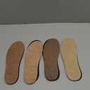 4 Pairs No Show Socks, Breathable Shoe Liner Anti Slip Barefoot Insert, No Stinking Shoe Liner for Men Women (Warm Color)