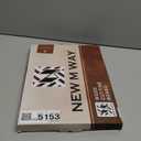 Acacia Wood Cutting Board 14 x 10 Inch Oval, 0.6" Thin Edge Grain, Handle & Hanging Hole, for Fruit, Cheese, Bread, Kitchen Prep, Non-Toxic BPA/Plastic Free, Solid Hardwood by New M Way