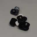 16 Pcs Self Adhesive Caster Wheels, 360°Swivel Mini Caster Wheels for Small Appliances, Appliance Rollers for Kitchen, Air Fryers, Coffee Makers, Trash Can, Storage Boxes (Black)