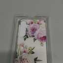 MILPROX Flower Case for Samsung Galaxy S24, with Screen Protector Cute Floral Design for Girls and Women, Protective Shockproof Phone Cover for Samsung Galaxy S24 6.1-Inch (Peony)