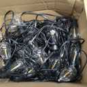 Svater Outdoor String Lights 200 FT, Patio Lights for Outside with Shatterproof LED Bulbs, Waterproof IP65 Commercial Hanging Light for Backyard Porch Balcony Bistro Party (2X100FT)