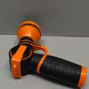 Giraffe Tools Garden Hose 25FT Lightweight Lay Flat Water Hose Kink Free Flexible Hose with 9 Spray Function NozzleBlack