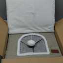 Bedsure Cat Beds for Indoor Cats - Large Cat Cave for Pet Cat House with Fluffy Ball Hanging and Scratch Pad, Foldable Cat Hideaway, 16.5x16.5x13 inches, Grey (Single)