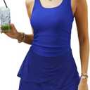 CiCiBird Women One Piece Tummy Control Swimsuit Modest Swim Dress Bathing Suit Skirt Swimwear, Size XL