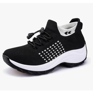Comfortable Breathable Women Walking Shoes Slip on Trainers Women's Orthopedic Casual Ladies Shoe Thick Bottom.43
