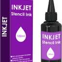 Tattoo Stencil Printer Ink (100ml) Refill for EcoTank Inkjet Printers - Professional Grade Transfer Ink - Clog-Free, Smudge-Proof Formula for Crisp & Long-Lasting Stencils