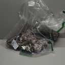 Metallic Animal Print Satin Chiffon Wrap Dress W/Long Sleeves, Ruffle Cascade Front & Tiered Hem (Size 8)