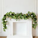 Fall Decor - Fall Garland - 7FT Autumn Eucalyptus Leaf Pumpkin Berry Fireplace Mantle Halloween Thanksgiving Harvest Farmhouse Decorations for Indoor Porch
