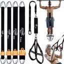 Fitarc Pull Up Assistance Bands Set,Pull Up Assist Strap with Handle,14 Levels of Assistance Up to 300LBS (Black)