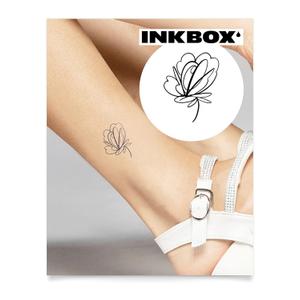 Inkbox Temporary Tattoos, Semi-Permanent Tattoo, One Premium Easy Long Lasting, Water-Resistant Temp Tattoo with For Now Ink - Lasts 1-2 Weeks, Reverent, 2 x 2 in