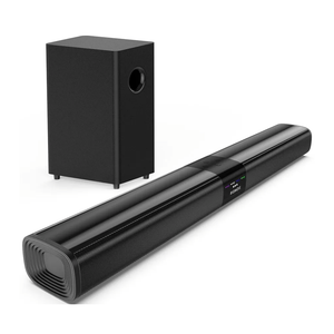 Saiyin Sound Bar for Smart TV with 5.25 Inch Subwoofer, 100W 24 Inch Soundbar for TV, TV Soundbar with Optical, ARC, AUX and Bluetooth 5.3 Inputs, Detachable Surround Sound System for TV