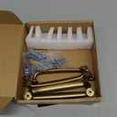 Goo-Ki 6 Pack Champagne Copper Drawer Pulls Kitchen Cabinet Hardware - 5.04" (128mm) c-c Zinc Alloy Bar Cabinet Pulls Handles