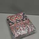 PUPIBOO Washable Pee Pads for Dogs and Cats - Super Absorbent Reusable Puppy Training Pads - 100% Waterproof, Leak-Proof & Non-Slip Whelping Pads for Pet Housebreaking (72 x 72 Inch (Pack of 1), Red Medallion)