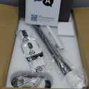 BSNAW Cordless Vacuum Cleaner for Home - Lightweight, Stick Vacuum Cleaner with Rechargeable Battery, Max 45Mins Runtime, 8 in 1 Handheld Vacuum for Hardfloor & Carpets Pet Hair, White&Yellow