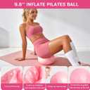 IwIeIaIrI Pilates Ring 13 Set, 14.9'' Pilates Circle, Workout Equipment Kit