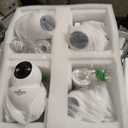 Hiseeu Solar Camera Wireless Outdoor, Home Security Camera System, 2.4G & 5G WiFi, Solar-Powered 4MP 4 Cam-Kit, Color Night Vision, 360 View, Pan & Tilt, 1TB HDD Local Recording, No Subscription