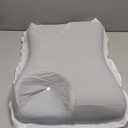 IKSTAR Cooling CPAP Pillow for Side Sleepers - Sleep Apnea Pillow for CPAP User - Reduce Air Leak/Hose Tangle/Mask Pressure - Memory Foam Neck Support Nasal Pillows Side/Back/Stomach Sleeper (Queen-22.8"Lx14.9"Wx(3.9"/3.7")H, Grey)