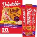 Delectables Squeeze Up Non-Seafood Variety Pack Lickable Cat Treat, 20 Count (Pack of 1) (EXP 12/10/27)