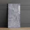 Haimin Wall Panels Peel and Stick 10 Pieces 23.6x11.8in (19.4 Sq. Ft. Coverage) Lightweight Backsplash Marble Look Tile (not Real Marble) Ideal for Kitchen Bathrooms Living Rooms Bedrooms (Gray-YSH)