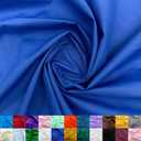 Ice Fabrics Cotton Polyester Broadcloth Fabric by The Yard - 60" Wide Soft & Breathable Broadcloth Fabric for Sewing - Perfect for Apparel, Bedding, Curtains and More - Royal Blue - 2 Yards