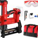 9-Gauge DCFS90 Fencing Stapler Nail Gun Heavy Duty Tools 20 Volt Electric Cordless Depth Adjust Fence Staple Nailer (Without Battery) for Wooden Stakes Farm Tool Fencing