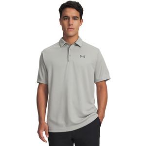 Under Armour Men's Standard Tech Golf Polo, (069) Pitch Gray , Large