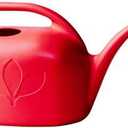 Indoor Watering Can, Red Plastic, 1-Gallon
