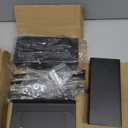 Metal Bifold Door Lock Kit - Adjustable Child Safety Lock for Closet Pantry Cabinet Doors (0.6-2 Inch Thickness), Heavy Duty Rust Resistant No Drill Installation, Black (4 Pack)