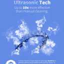 Ultrasonic Retainer Cleaner Auto-Adjust 39-48kHz Sonic Retainer Cleaner Machine for Aligner, NightGuard, Mouth Guard, Denture & More | Easy & Quiet