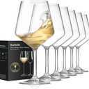 Unbreakable Wine Glasses Set of 6, 16 oz Plastic Wine Glasses with Stem, BPA Free, Reusable Wine Glass for Poolside, Outdoors Camping Picnic Restaurants Home Bar Christmas Unique Gift