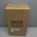UMI UMIZILI 12 Ounce - Set of 12, Classic Durable Red/White Wine Glasses For Party