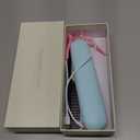 Go Brush Pro 2026, Portable Straightener Brushs for Travel, with LCD Temperature Display, Fast Heating Cordless Mini Hair Brushs (Blue)