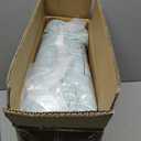 EASELAND Oversized Queen Down Alternative Comforter - Quilted Duvet Insert for All Seasons, Soft Lightweight with Corner Tabs, Summer Winter Warm Bedding, Aqua 98×98 Inches