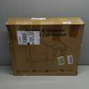 Extra Large Heated Outdoor Cat House Weatherproof, Insulated Outdoor Heated Cat House for Outside with Heater, Elevated Outdoor Feral Cat Shelter for Multiple Cats Small Dogs (Brown, XL)