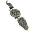 UAYBABU 31.5 Inches Floating Alligator Decoy Floatingï¼Œ3 Segmented Crocodile Sculptureï¼ŒRealistic Floating Pool Decoy, Outdoor Garden Decor, Durable Pond Crocodile Statue for Patio & Lawn Art