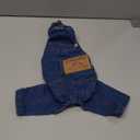 Dog Denim Jumpsuit Overalls, Dog Jeans Overalls Clothes, Puppy Costumes for Small Medium Dogs Cat